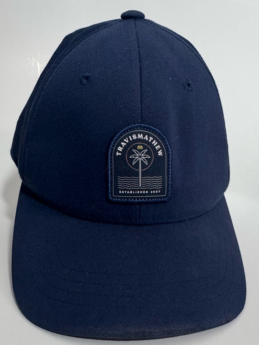 Travis Mathew Navy Kids Baseball Cap with Palm Patch